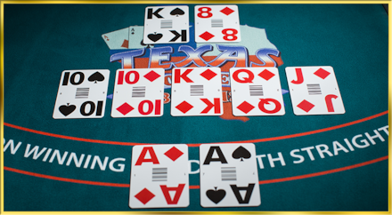 Live Casino Texas Hold'em Bonus Poker screenshot