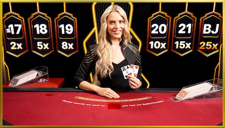 Lightning Blackjack screenshot