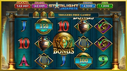Starlight Jackpots Athena Goddess of War screenshot