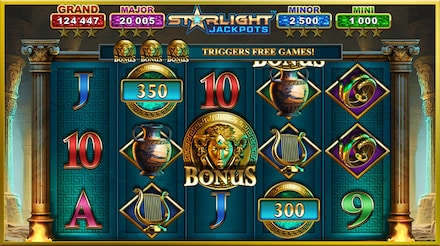 Starlight Jackpots Athena Goddess of War screenshot