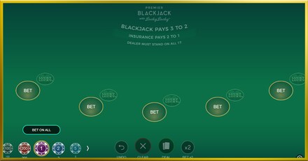 Premier Blackjack with Lucky Lucky screenshot