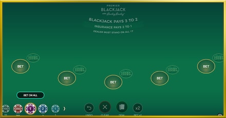 Premier Blackjack with Lucky Lucky screenshot