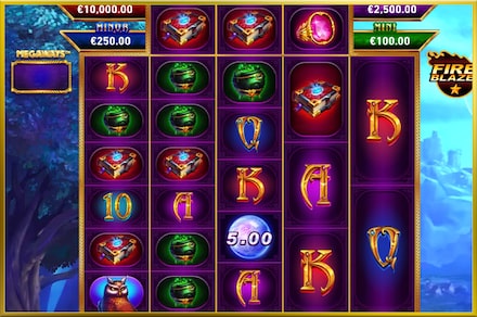 Fire Blaze Classics: Blue Wizard Megaways screenshot