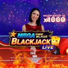 Mega Fire Blaze Blackjack Live