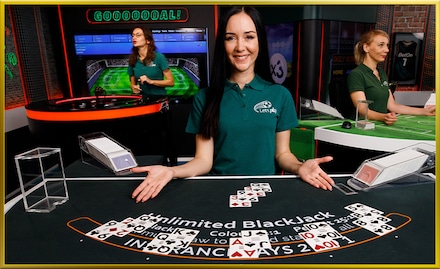 Live Unlimited Blackjack screenshot
