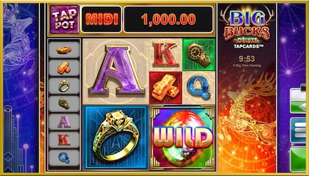 Big Bucks Deluxe Tapcards screenshot